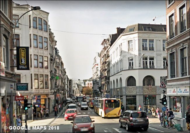 Rue Léopold Liège Google Maps 2018