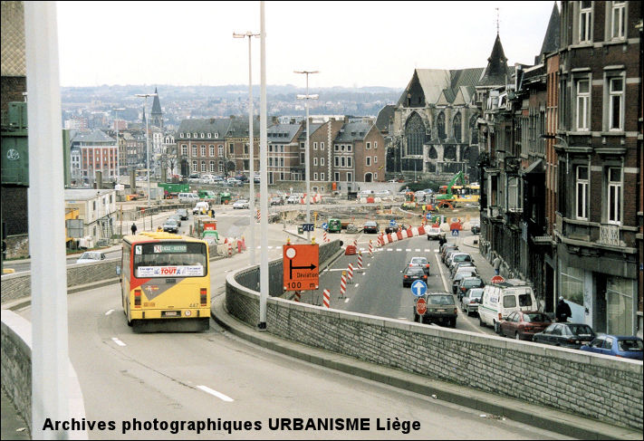 Liège rue de l'Académie 1980s
