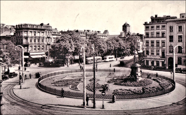 Place de la République Française Liège 1930s