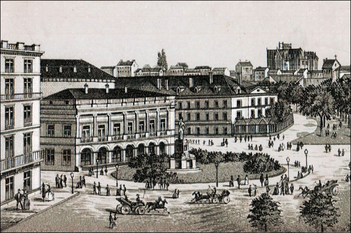 Place du Théâtre Liège 1868-71