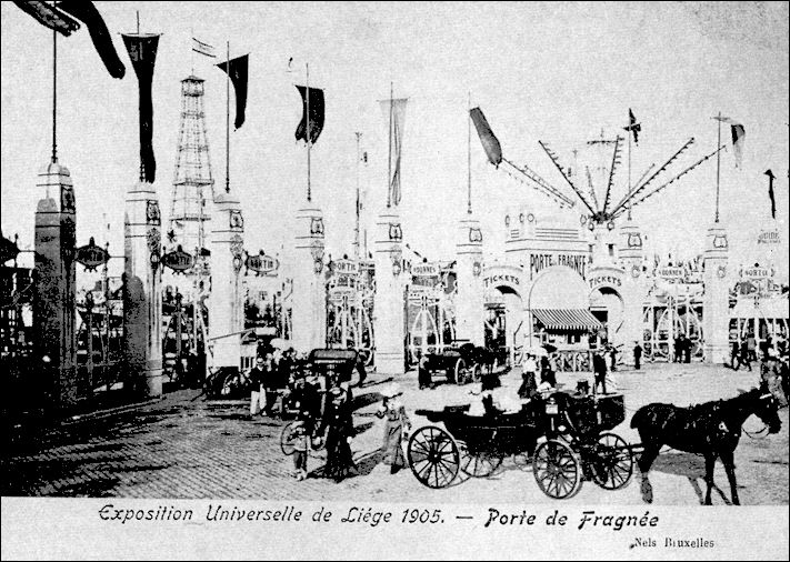 Entrée Fragnée Expo 1905 Liège