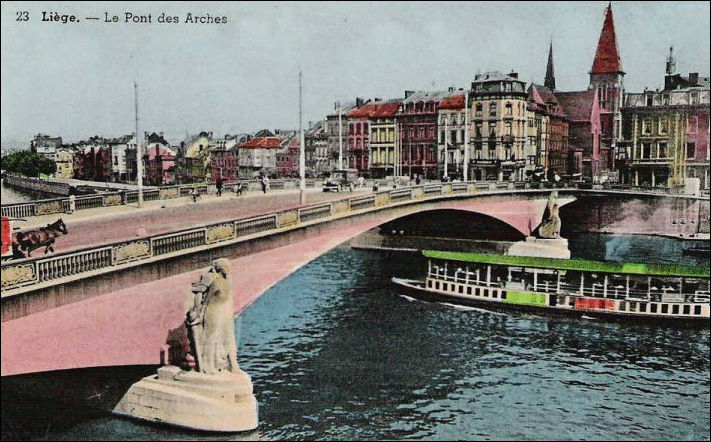 Pont des Arches n°6 Liège colorisé